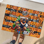 Giants Football Merry Christmas Rubber Doormat Indigenous Australian Art