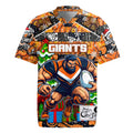 Custom Giants Rugby Merry Christmas Rugby Jersey Indigenous Australian Art