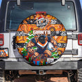 Giants Football Merry Christmas Spare Tire Cover Indigenous Australian Art