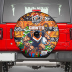 Giants Football Merry Christmas Spare Tire Cover Indigenous Australian Art