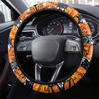 Giants Football Merry Christmas Steering Wheel Cover Indigenous Australian Art