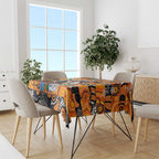 Giants Football Merry Christmas Tablecloth Indigenous Australian Art