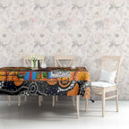 Giants Football Merry Christmas Tablecloth Indigenous Australian Art