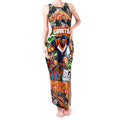 Custom Giants Rugby Merry Christmas Tank Maxi Dress Indigenous Australian Art