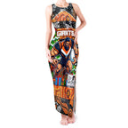 Custom Giants Rugby Merry Christmas Tank Maxi Dress Indigenous Australian Art