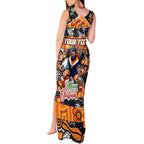 Custom Giants Rugby Merry Christmas Tank Maxi Dress Indigenous Australian Art