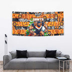 Giants Football Merry Christmas Tapestry Indigenous Australian Art