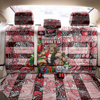 Saints Football Merry Christmas Back Car Seat Cover Indigenous Australian Art