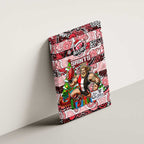 Saints Football Merry Christmas Canvas Wall Art Indigenous Australian Art