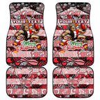Saints Football Merry Christmas Car Mats Indigenous Australian Art