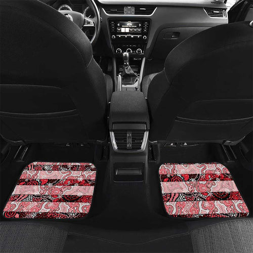 Saints Football Merry Christmas Car Mats Indigenous Australian Art