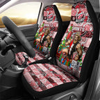 Saints Football Merry Christmas Car Seat Cover Indigenous Australian Art