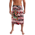 Custom Saints Rugby Merry Christmas Lavalava Indigenous Australian Art
