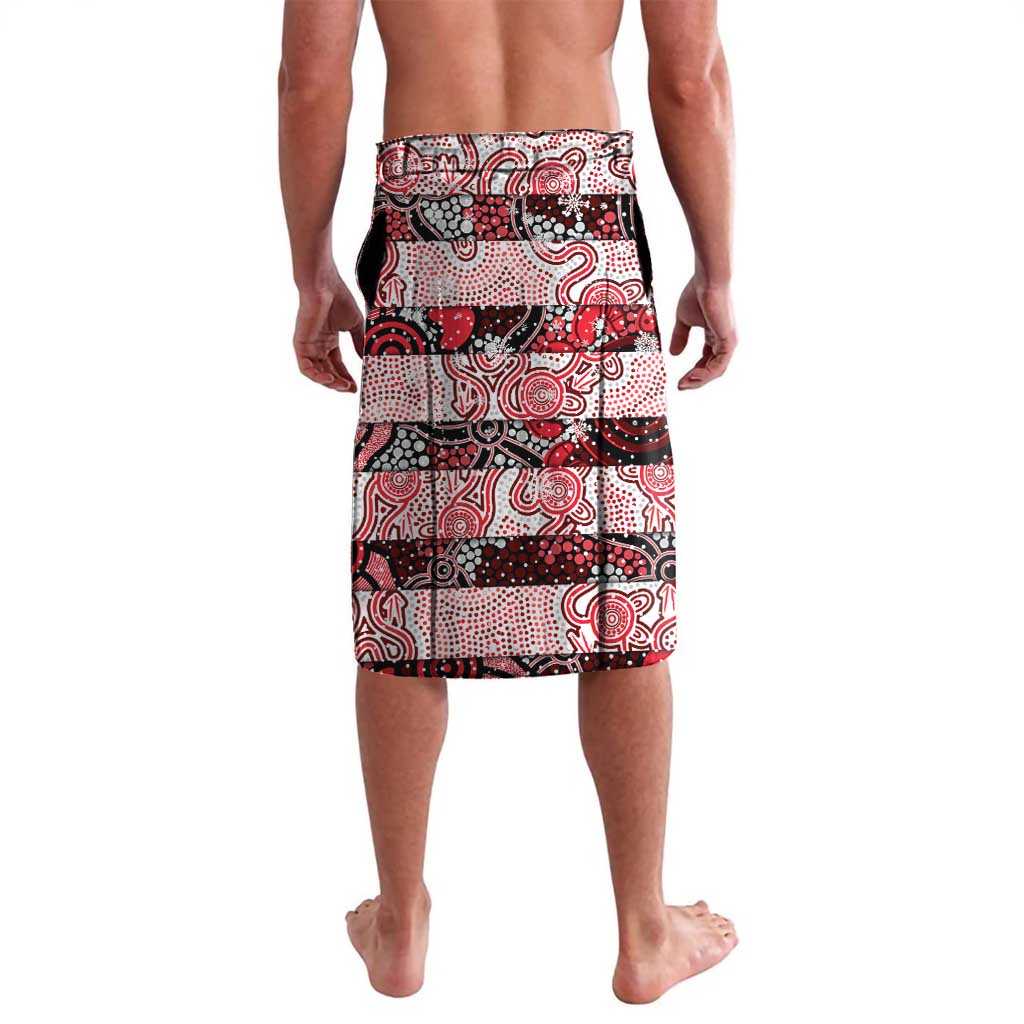 Custom Saints Rugby Merry Christmas Lavalava Indigenous Australian Art