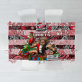 Saints Football Merry Christmas Tablecloth Indigenous Australian Art