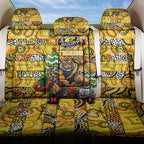 Richmond Tigers Football Merry Christmas Back Car Seat Cover Indigenous Australian Art
