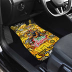 Richmond Tigers Football Merry Christmas Car Mats Indigenous Australian Art