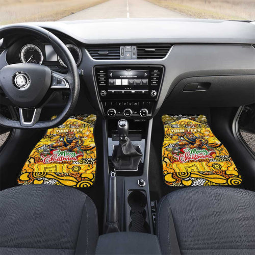 Richmond Tigers Football Merry Christmas Car Mats Indigenous Australian Art