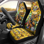 Richmond Tigers Football Merry Christmas Car Seat Cover Indigenous Australian Art