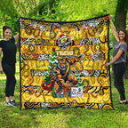 Richmond Tigers Football Merry Christmas Quilt Indigenous Australian Art