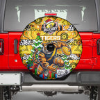 Richmond Tigers Football Merry Christmas Spare Tire Cover Indigenous Australian Art