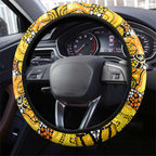 Richmond Tigers Football Merry Christmas Steering Wheel Cover Indigenous Australian Art
