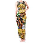 Custom Richmond Tigers Football Merry Christmas Tank Maxi Dress Indigenous Australian Art