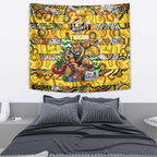 Richmond Tigers Football Merry Christmas Tapestry Indigenous Australian Art