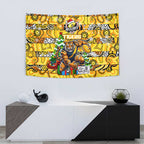 Richmond Tigers Football Merry Christmas Tapestry Indigenous Australian Art