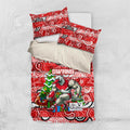 Swans Football Merry Christmas Bedding Set Indigenous Australian Art