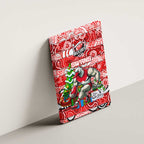 Swans Football Merry Christmas Canvas Wall Art Indigenous Australian Art