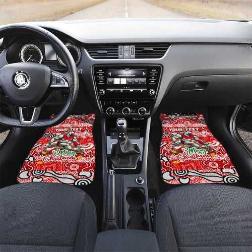 Swans Football Merry Christmas Car Mats Indigenous Australian Art