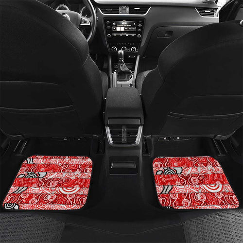Swans Football Merry Christmas Car Mats Indigenous Australian Art