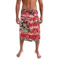 Custom Swans Rugby Merry Christmas Lavalava Indigenous Australian Art