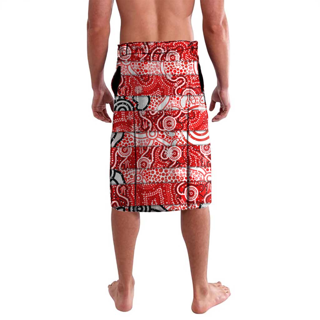 Custom Swans Rugby Merry Christmas Lavalava Indigenous Australian Art