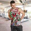 Custom Swans Rugby Merry Christmas Men Tank Top Indigenous Australian Art