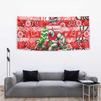 Swans Football Merry Christmas Tapestry Indigenous Australian Art