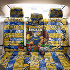 Eagles Football Merry Christmas Back Car Seat Cover Indigenous Australian Art