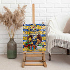 Eagles Football Merry Christmas Canvas Wall Art Indigenous Australian Art