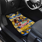 Eagles Football Merry Christmas Car Mats Indigenous Australian Art