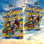 Eagles Football Merry Christmas Garden Flag Indigenous Australian Art