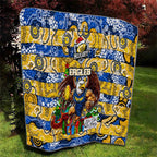 Eagles Football Merry Christmas Quilt Indigenous Australian Art