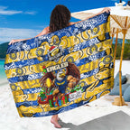 Eagles Football Merry Christmas Sarong Indigenous Australian Art