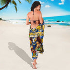 Eagles Football Merry Christmas Sarong Indigenous Australian Art