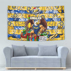 Eagles Football Merry Christmas Tapestry Indigenous Australian Art
