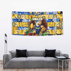 Eagles Football Merry Christmas Tapestry Indigenous Australian Art