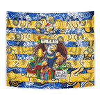 Eagles Football Merry Christmas Tapestry Indigenous Australian Art
