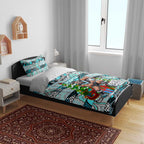 Power Football Merry Christmas Bedding Set Indigenous Australian Art