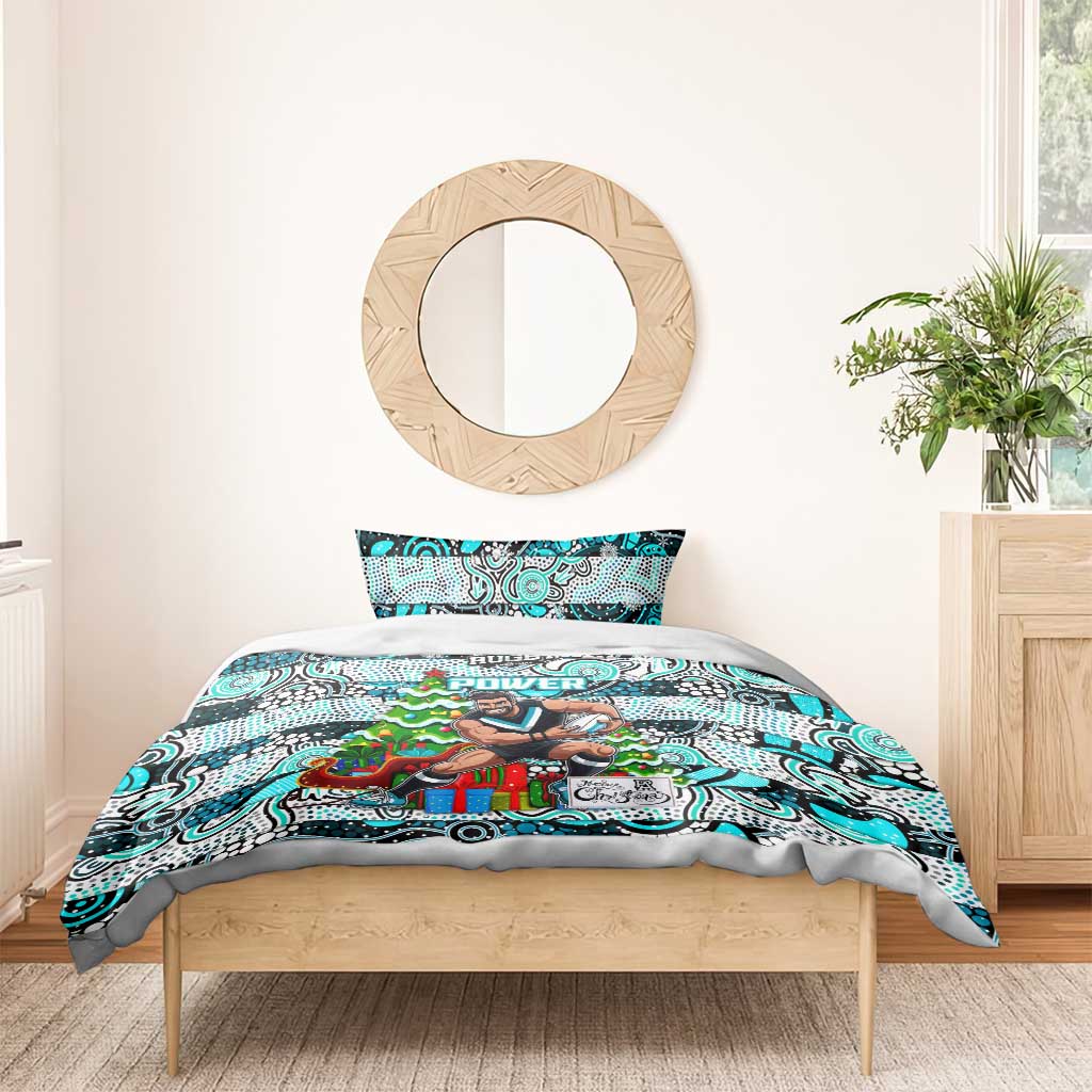 Power Football Merry Christmas Bedding Set Indigenous Australian Art