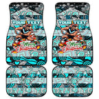 Power Football Merry Christmas Car Mats Indigenous Australian Art